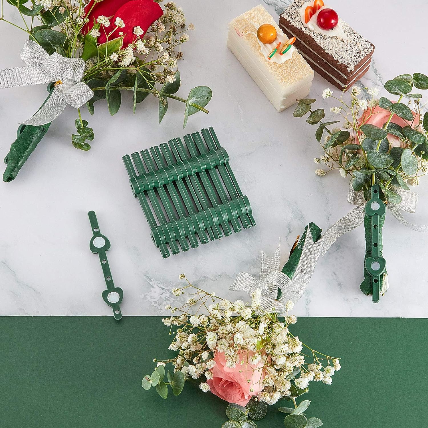 Imanes florales con diseño de ramilletes, broches de ramillete para boda, novia, ramilletes, flores de negocios, ojal, accesorios para hacer flores