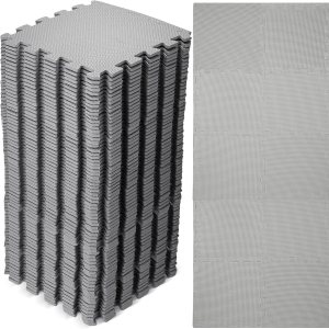 Nuanchu 60 piezas de rompecabezas de espuma para niños, tapete de juego de espuma de color sólido con bordes entrelazados, alfombra de suelo Nuanchu 60 piezas de rompecabezas de espuma para niños, tapete de juego de espuma de color sólido con bordes entrelazados, alfombra de suelo