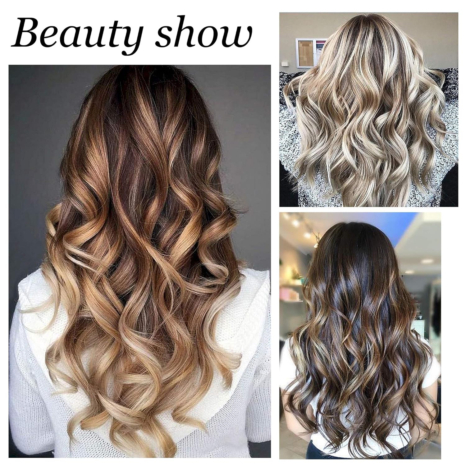 Aimin Hair – Rodillos de espuma para rizar el pelo por la noche, rodillos flexibles, suaves para la almohada, rodillos de esponja (40 piezas, negro)