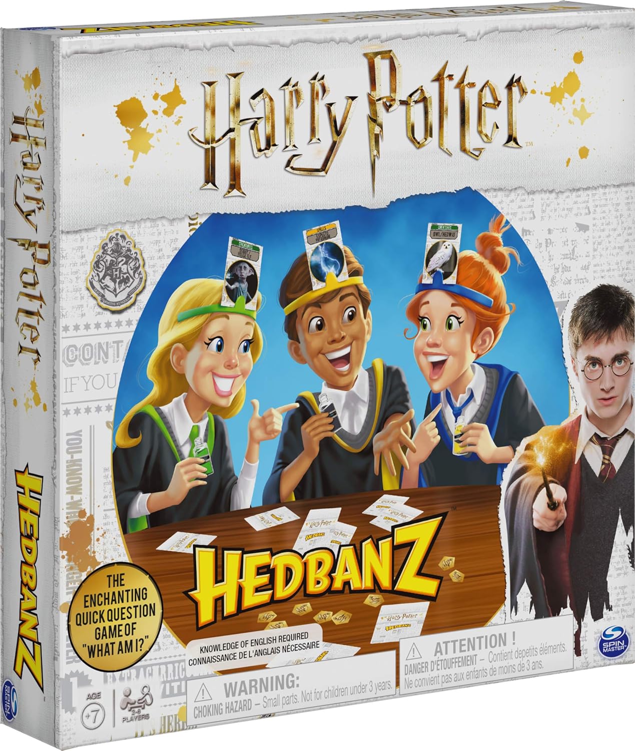 Spin Master Games 6053517 HedBanz Harry Potter – Juego de fiesta para niños, multicolor