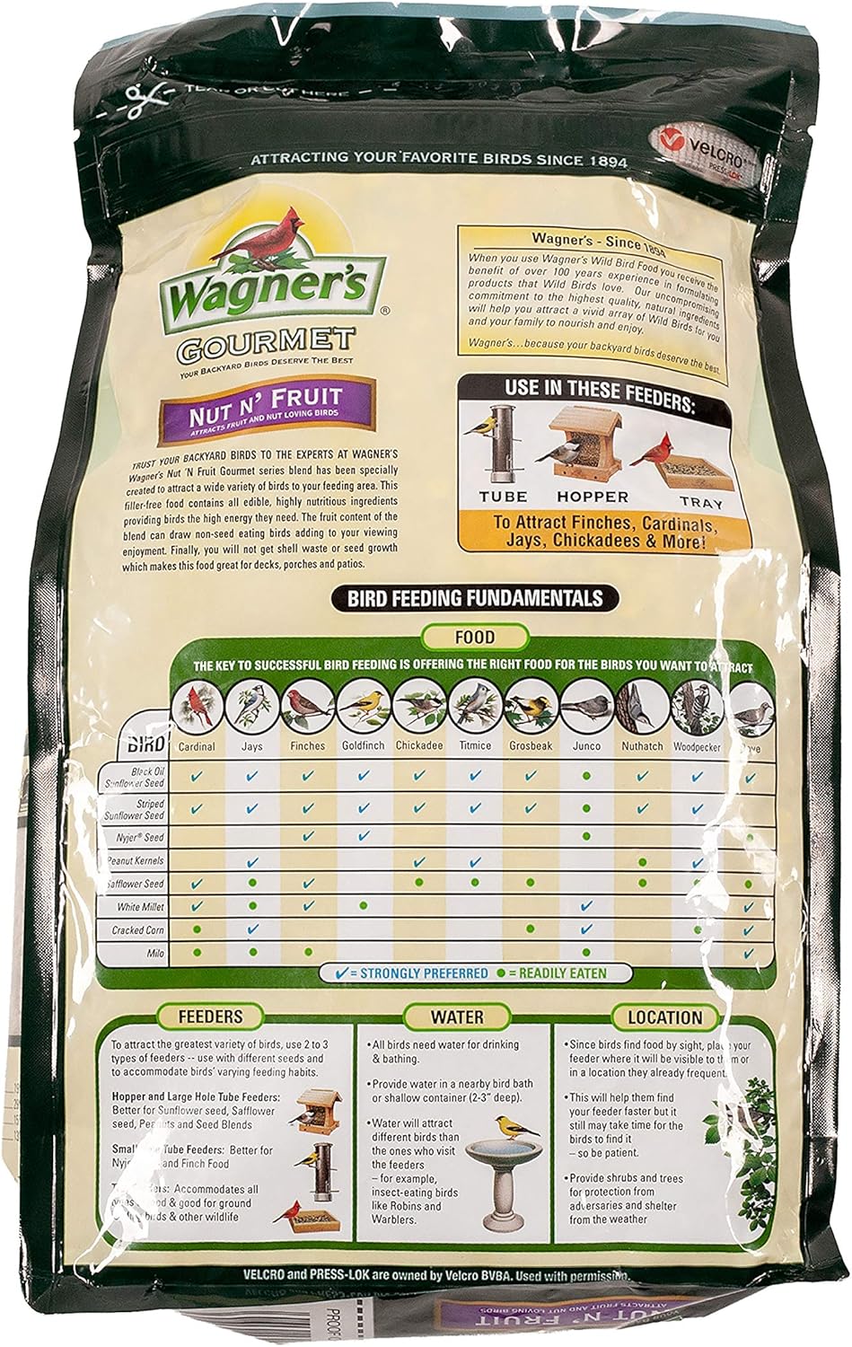 Wagner’s Paquete de comida gourmet para pájaros silvestres (5 libras cada uno)