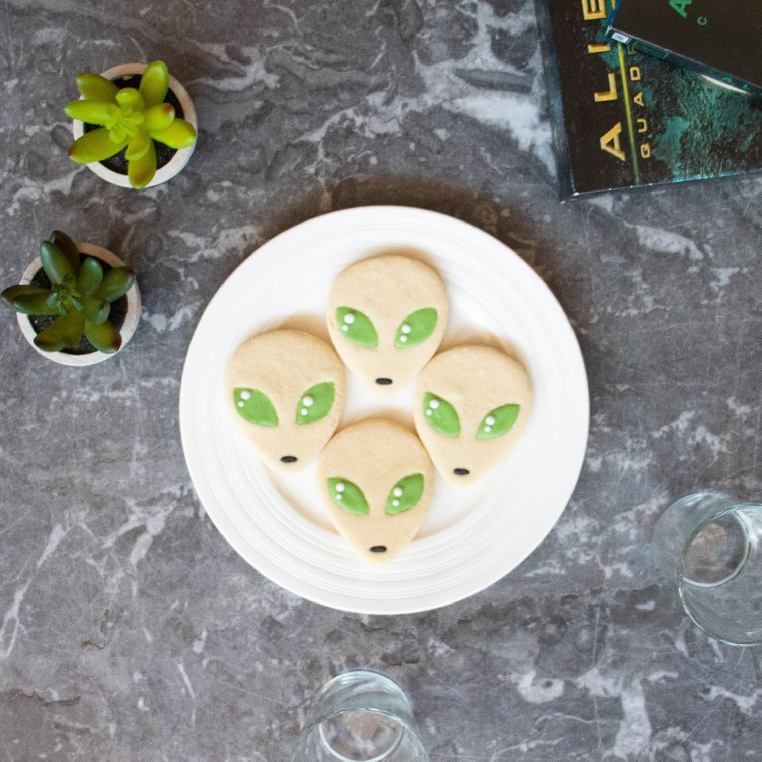 Cortador de galletas Alien, 1 pieza – Bakerlogy