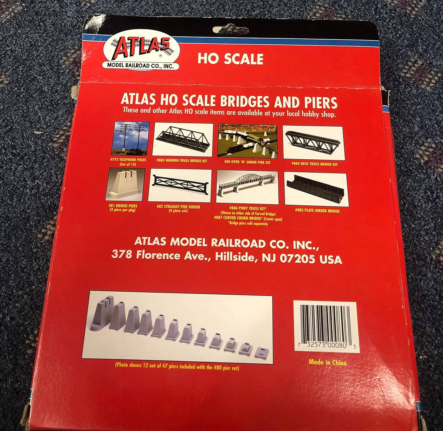 Juego de muelles (juego de 47 piezas) HO Scale Atlas Trains