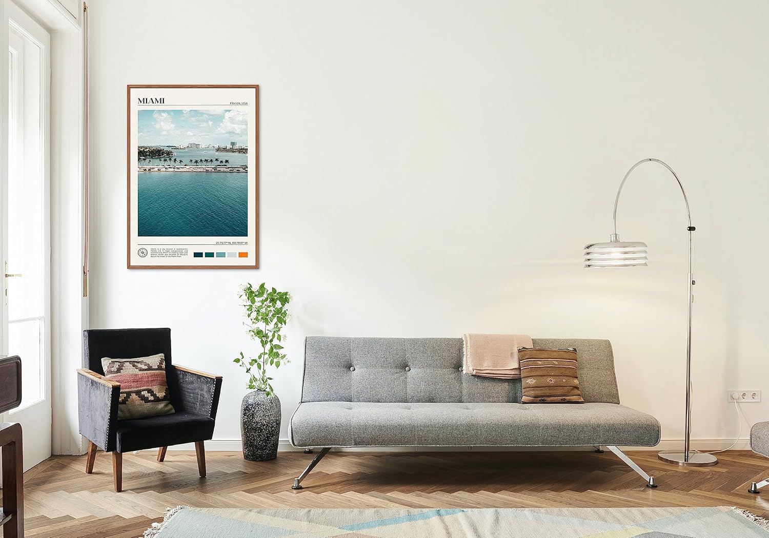 Miami Print, Miami Wall Art, Miami Poster, Miami Photo, Miami Poster Print, Miami Wall Decor, Florida Poster Print, USA, 2