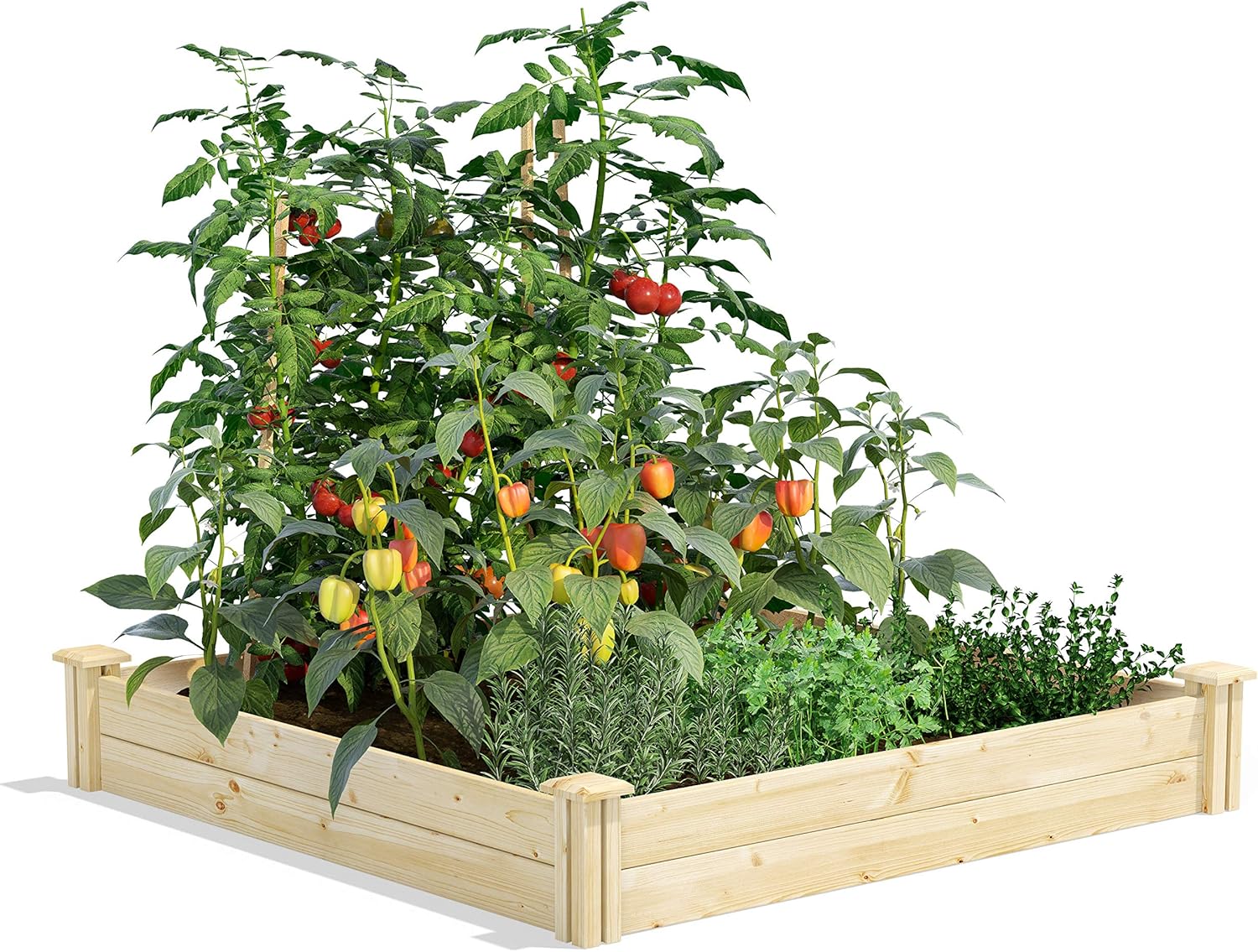 Greenes Fence – Bancal de madera de pino para jardín