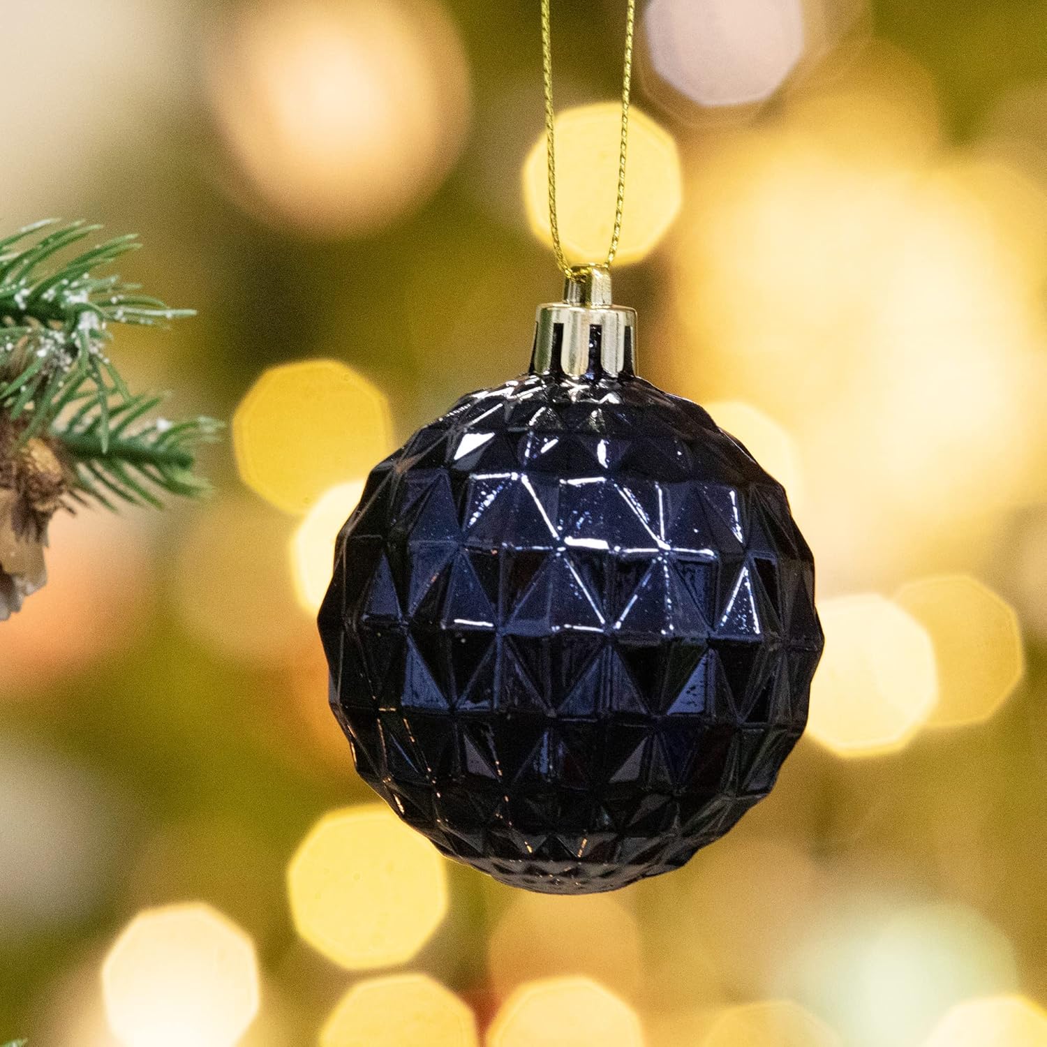 45 adornos de bola de Navidad de 2.36 pulgadas (2.362 in), bolas de plástico inastillables para árboles de Navidad, festivales, fiestas en casa y