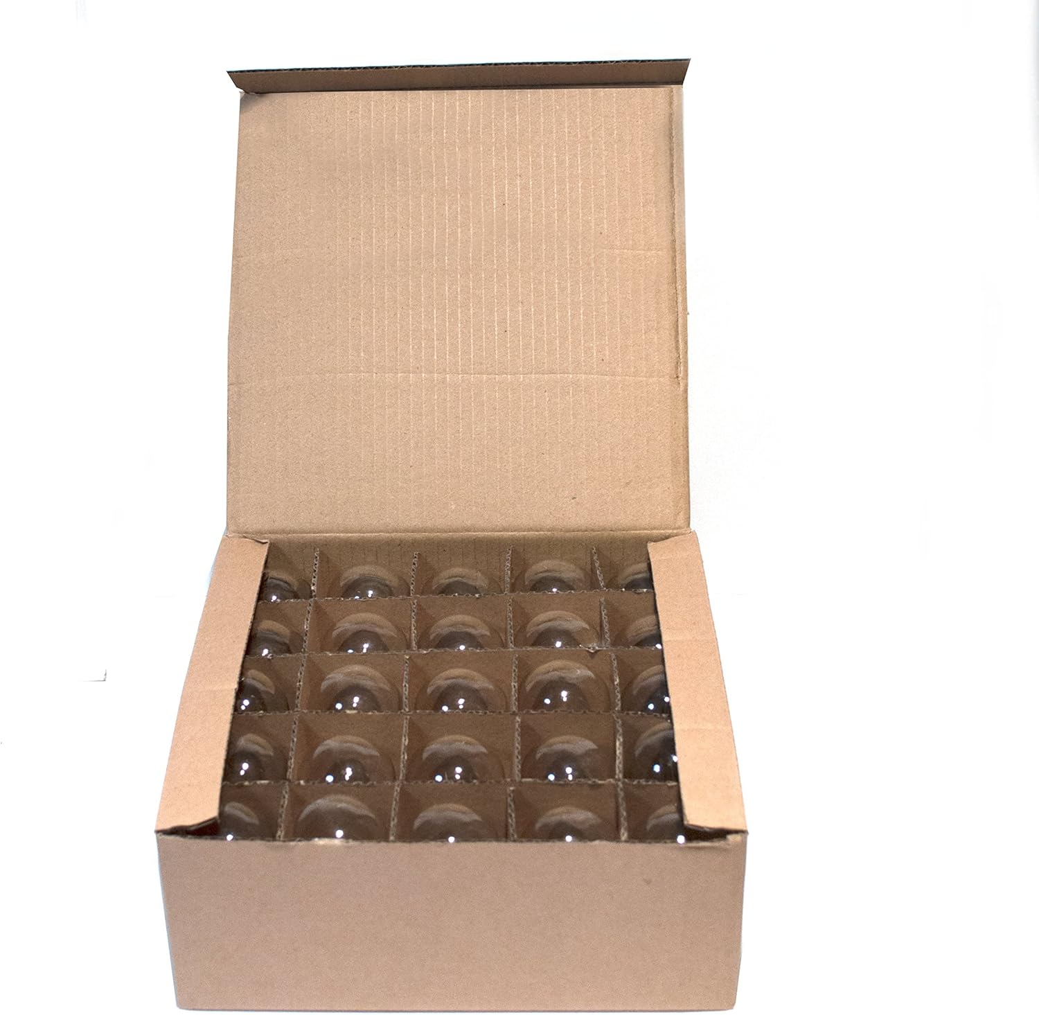 Hometown Evolution, Inc. Caja de 25 bombillas de repuesto ST40 transparentes de 7 vatios C9 (E17) de base intermedia