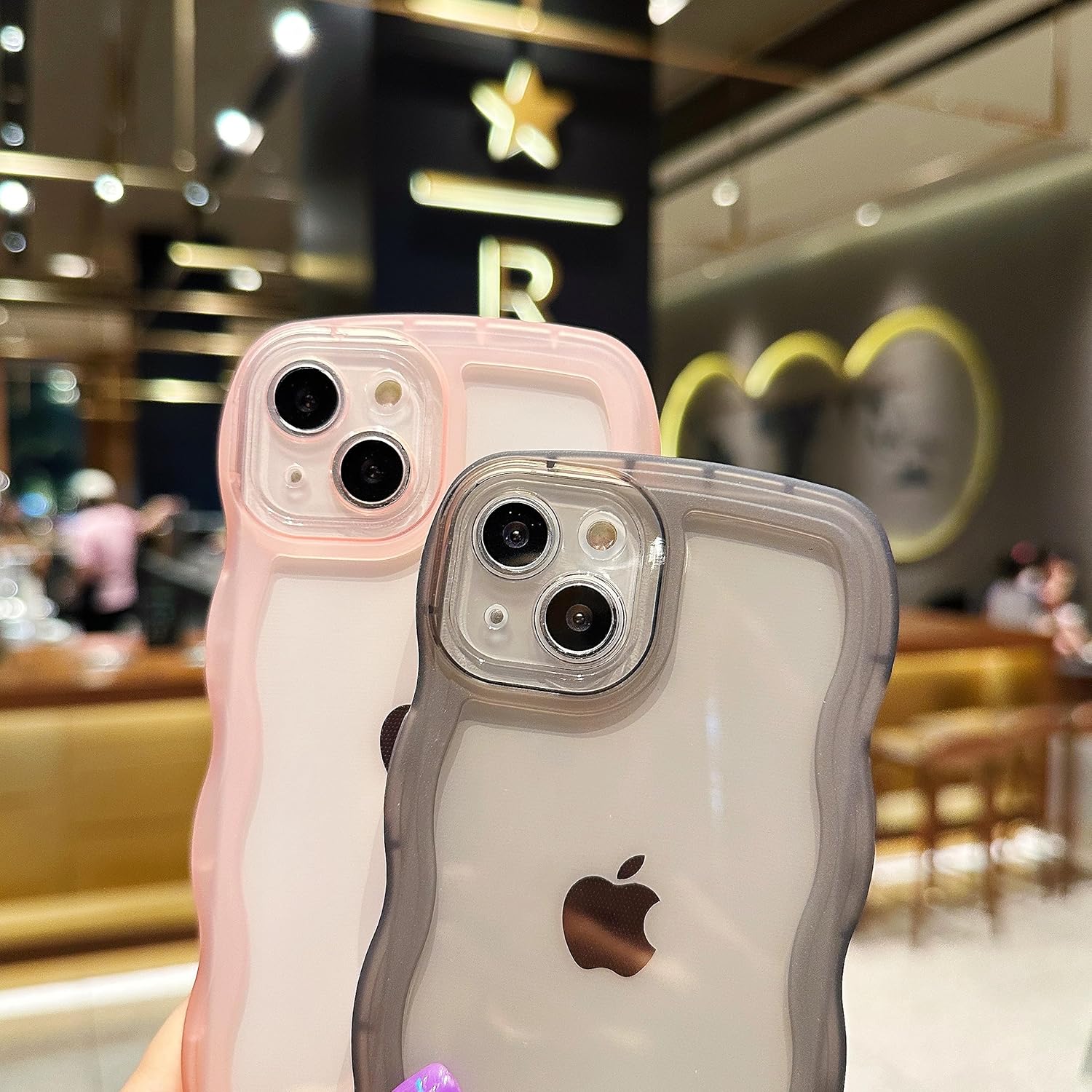 Funda compatible con iPhone 13 Pro Max de 6.7 pulgadas 2021, bonita funda protectora de silicona suave a prueba de golpes para mujeres y niñas,