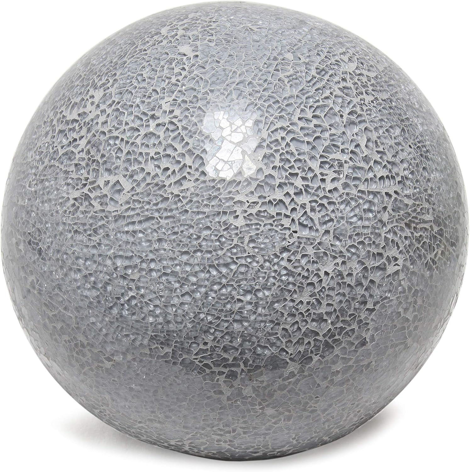 Simple Designs LT3302-GRY  Lámpara de mesa de esfera de piedra