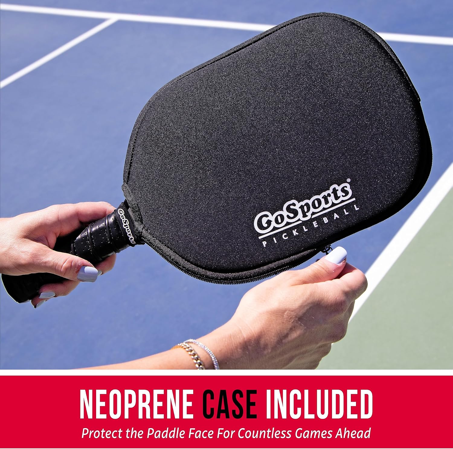 GoSports USAPA Approved Carbon Fiber Pickleball Paddle – GS AIR or GS PRO
