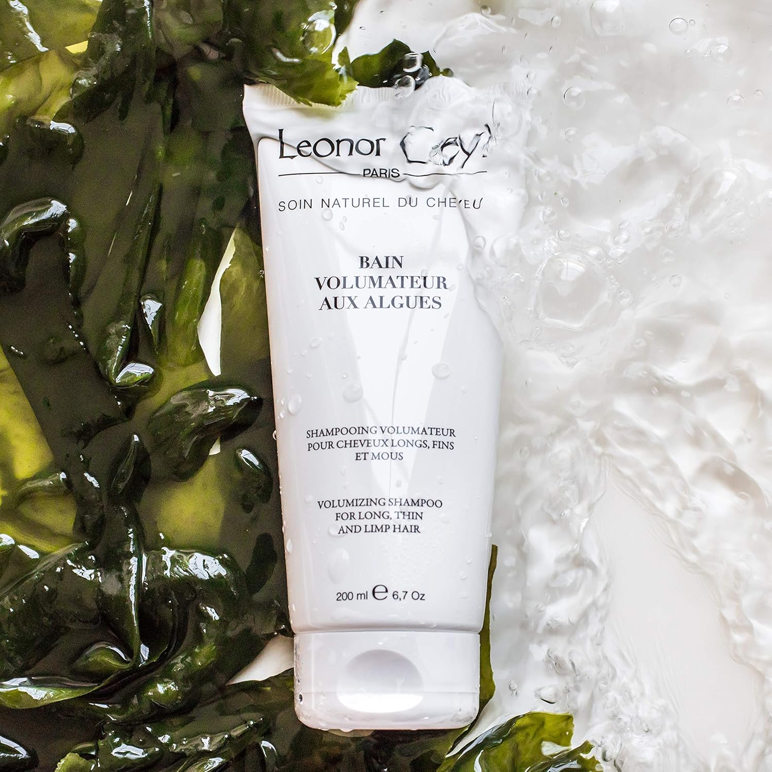 Leonor Greyl Paris – Bain Volumateur Aux Algues – Champú voluminizador para cabello largo y fino – Champú vegano natural para volumen capilar (6.7