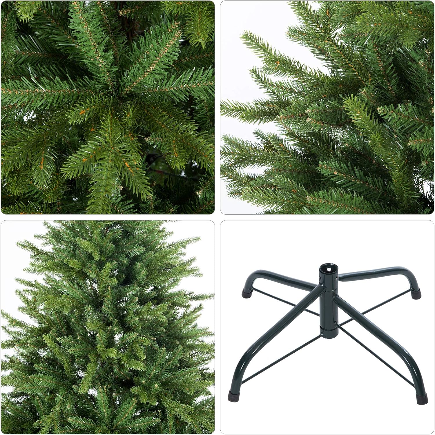 Árboles de Navidad artificiales, árbol grande Frasier de tacto real, 567 pies