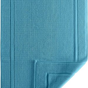 Alibi Toalla de baño para piso, 1 paquete de toalla de algodón de lujo súper suave y absorbente, color azul mosaico de 24 x 17 pulgadas Alibi Toalla de baño para piso, 1 paquete de toalla de algodón de lujo súper suave y absorbente, color azul mosaico de 24 x 17 pulgadas