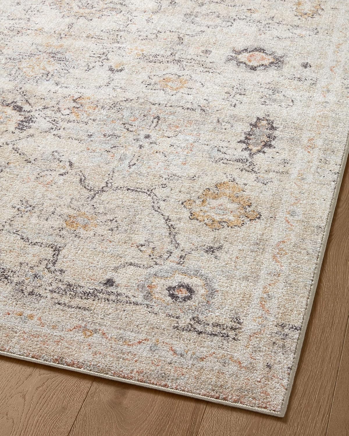 Loloi II Monroe Collection MON-04 – Alfombra de pasillo natural y multicolor de 2 pies 6 pulgadas x 7 pies 9 pulgadas