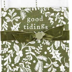 Mud Pie Juego de toallas blancas de Navidad, bueno, 16 12 “x 26” Mud Pie Juego de toallas blancas de Navidad, bueno, 16 12 “x 26”