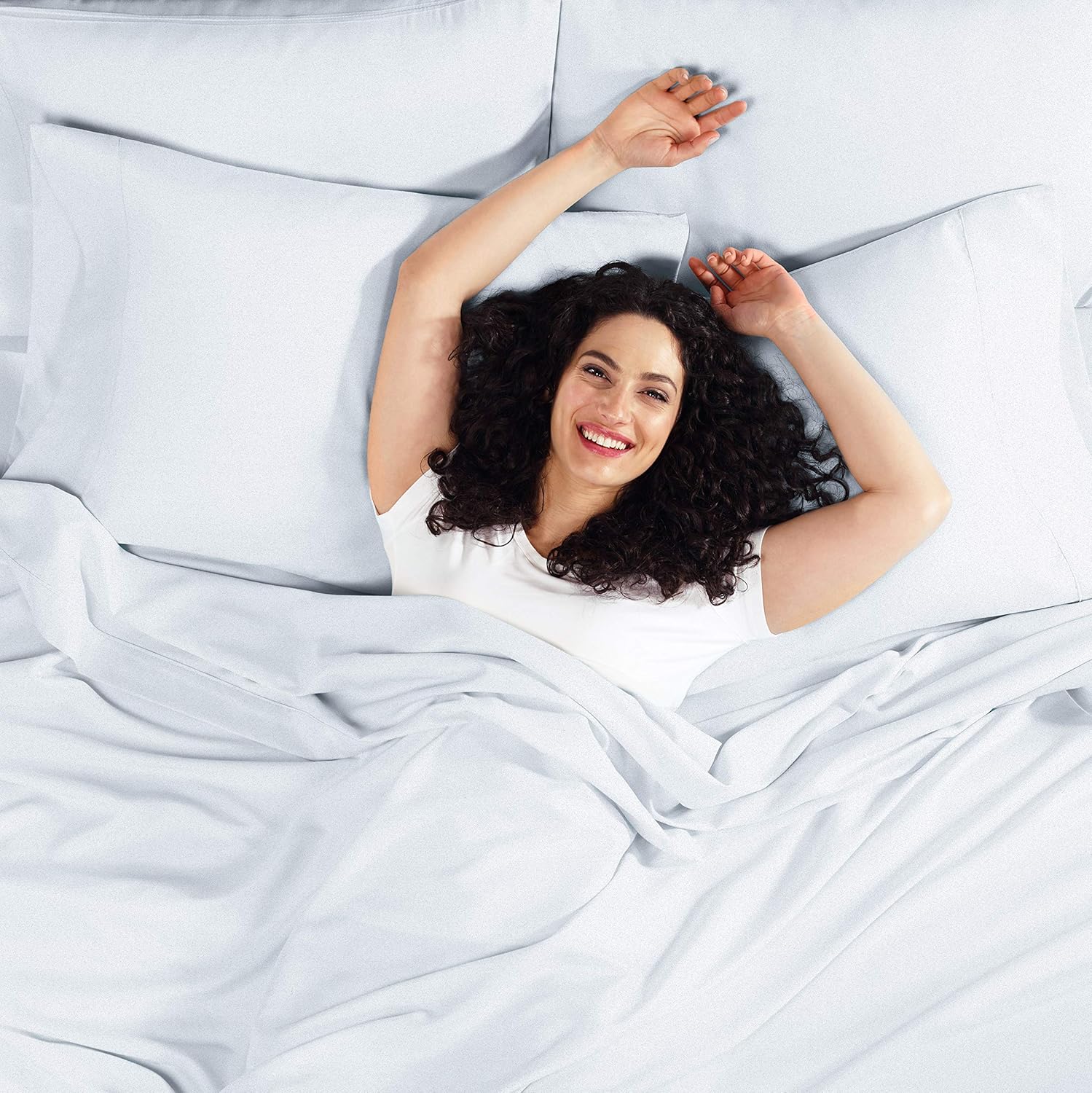 Empyrean Bedding Sábanas para cama de tamaño queen, sábanas bajeras de 14 a 16 pulgadas, tamaño queen, sábana bajera de bolsillo profundo, sábanas