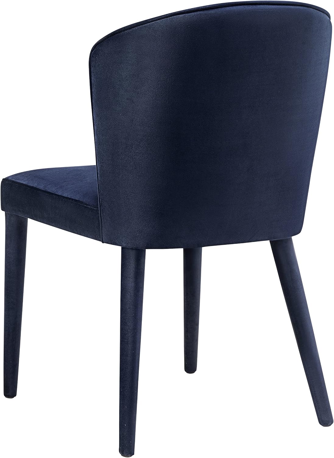 TOV Furniture Metropilitan Collection – Silla decorativa de terciopelo para comedor, color azul marino