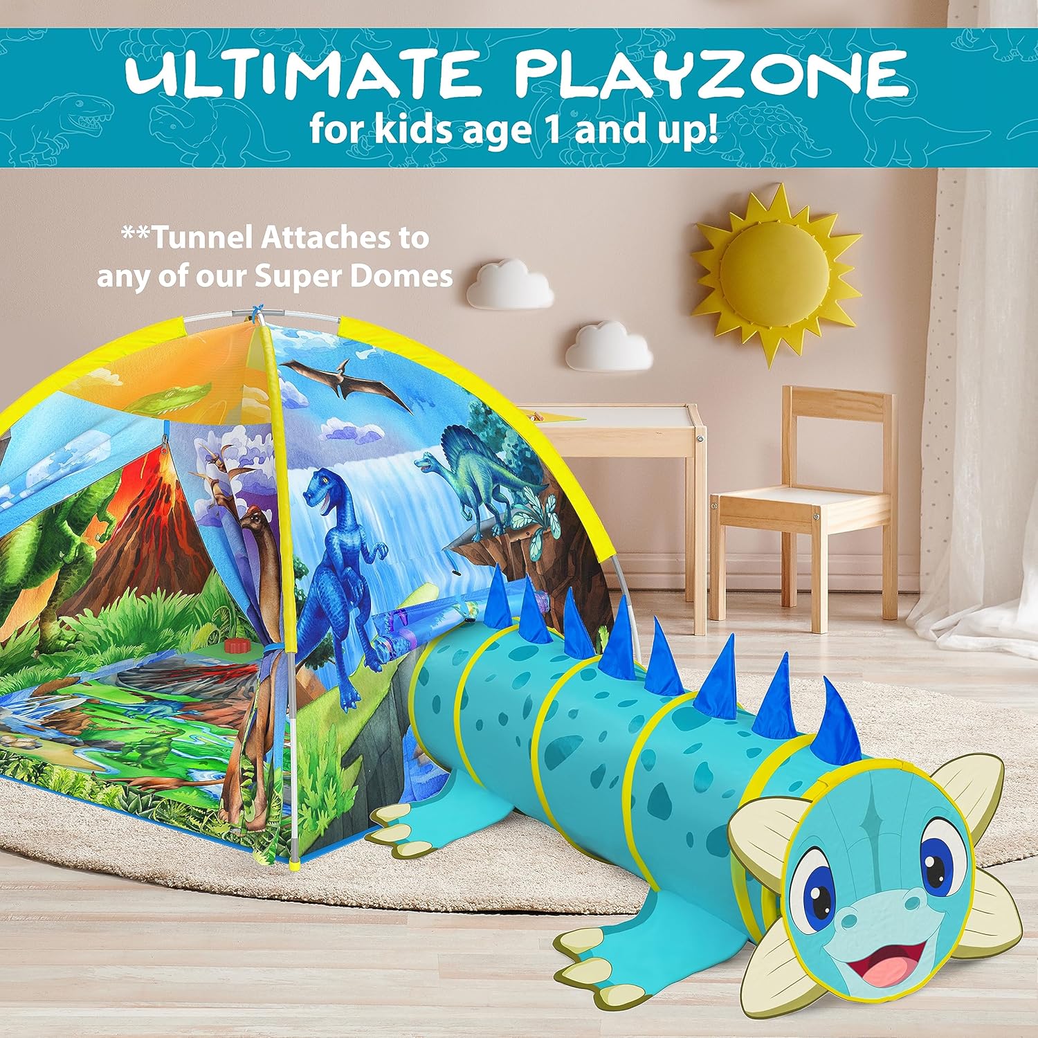 Super Dome & Dino Tunnel – Combina y adjunta!
