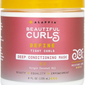 Alaffia Cuidado del cabello, hermosos rizos profundos acondicionadores, productos para el cabello grueso y rizado, vitaminas nutritivas, aceite de Alaffia Cuidado del cabello, hermosos rizos profundos acondicionadores, productos para el cabello grueso y rizado, vitaminas nutritivas, aceite de