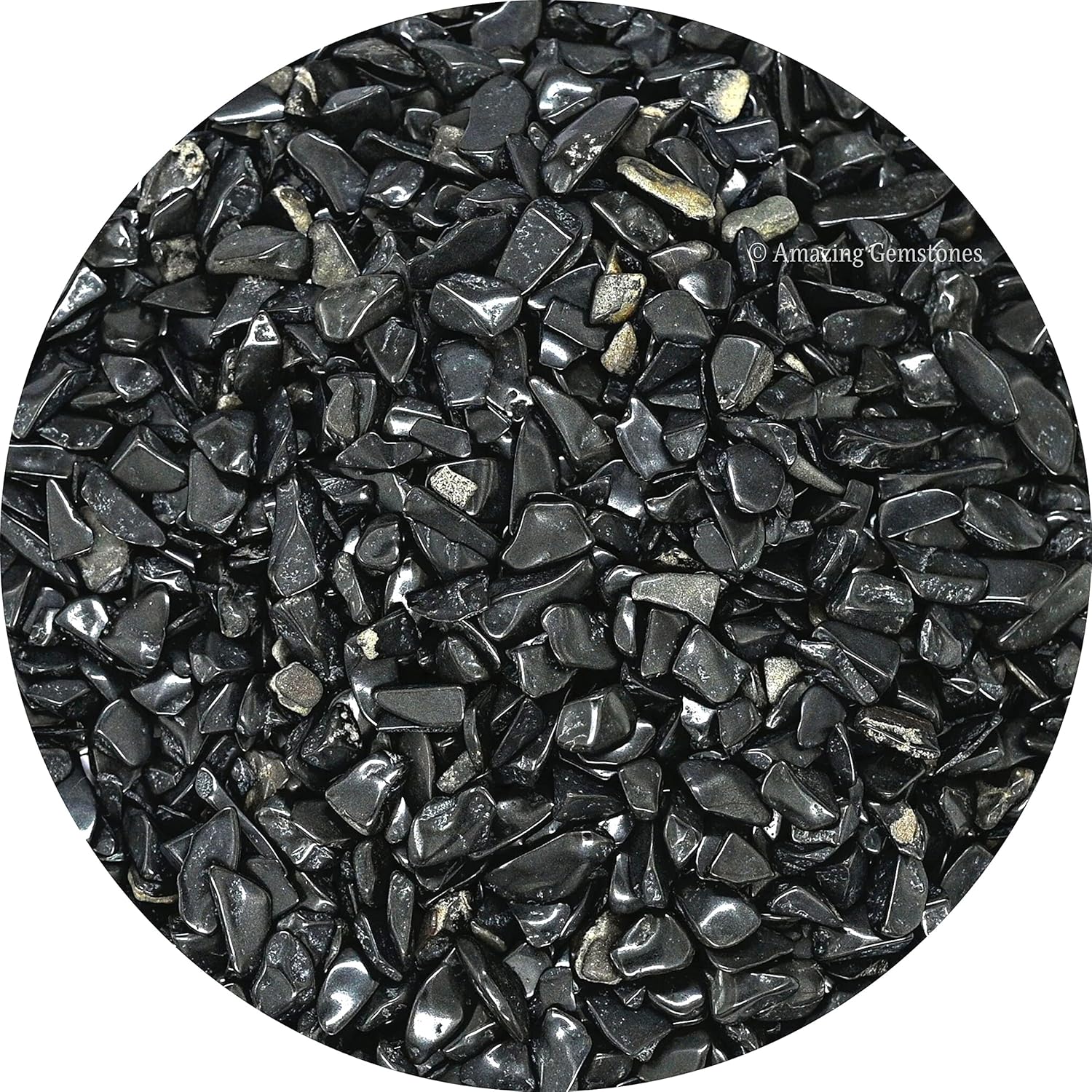 Chips de cristal de ágata negra, rocas de grava para acuario, chips de ágata negra, grava para pecera, pequeñas virutas de piedra rodada y pequeños