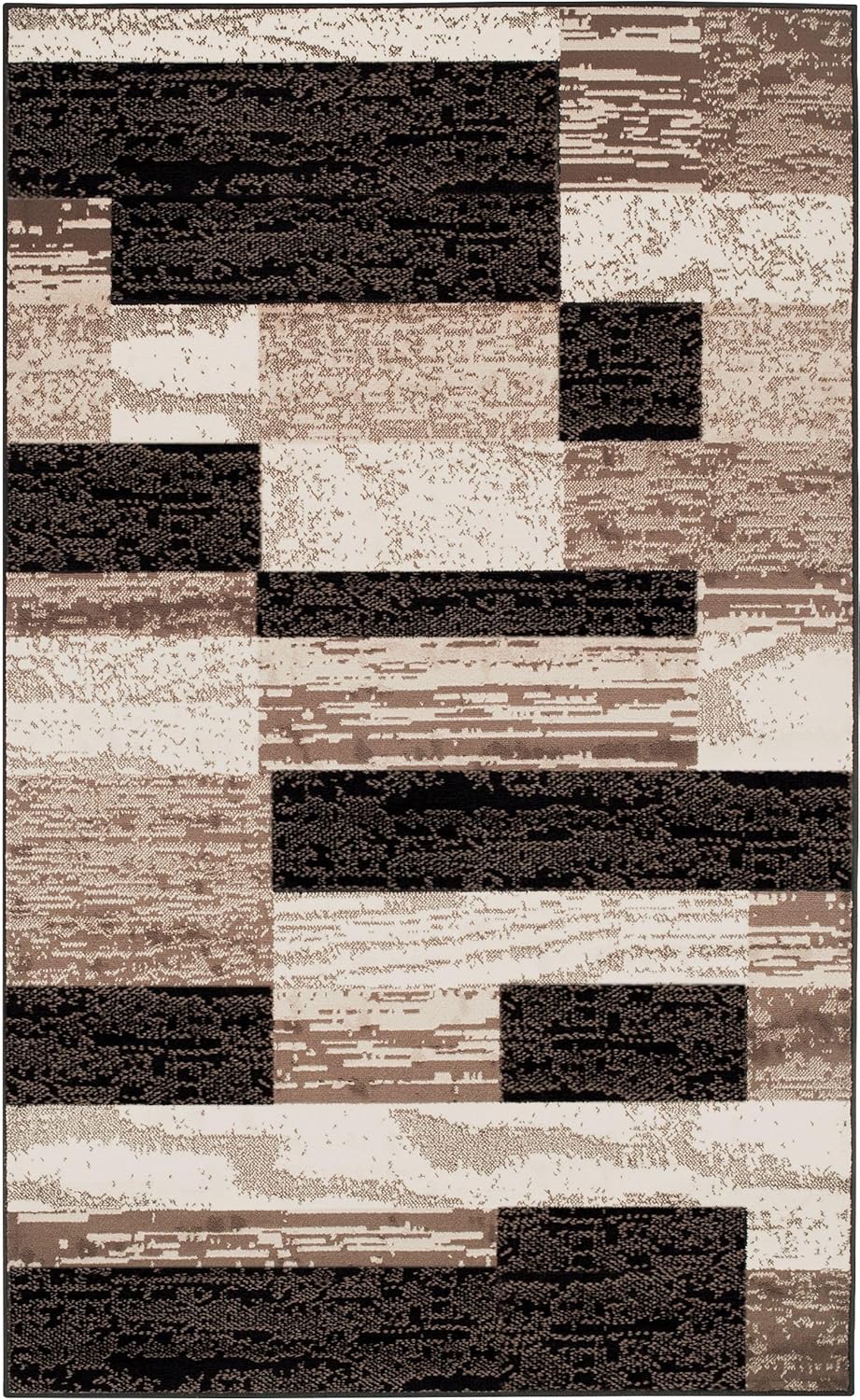Superior – Alfombra de área para interiores, respaldo de yute, decoración moderna geométrica, dormitorio, oficina, sala de estar, entrada, suelos de