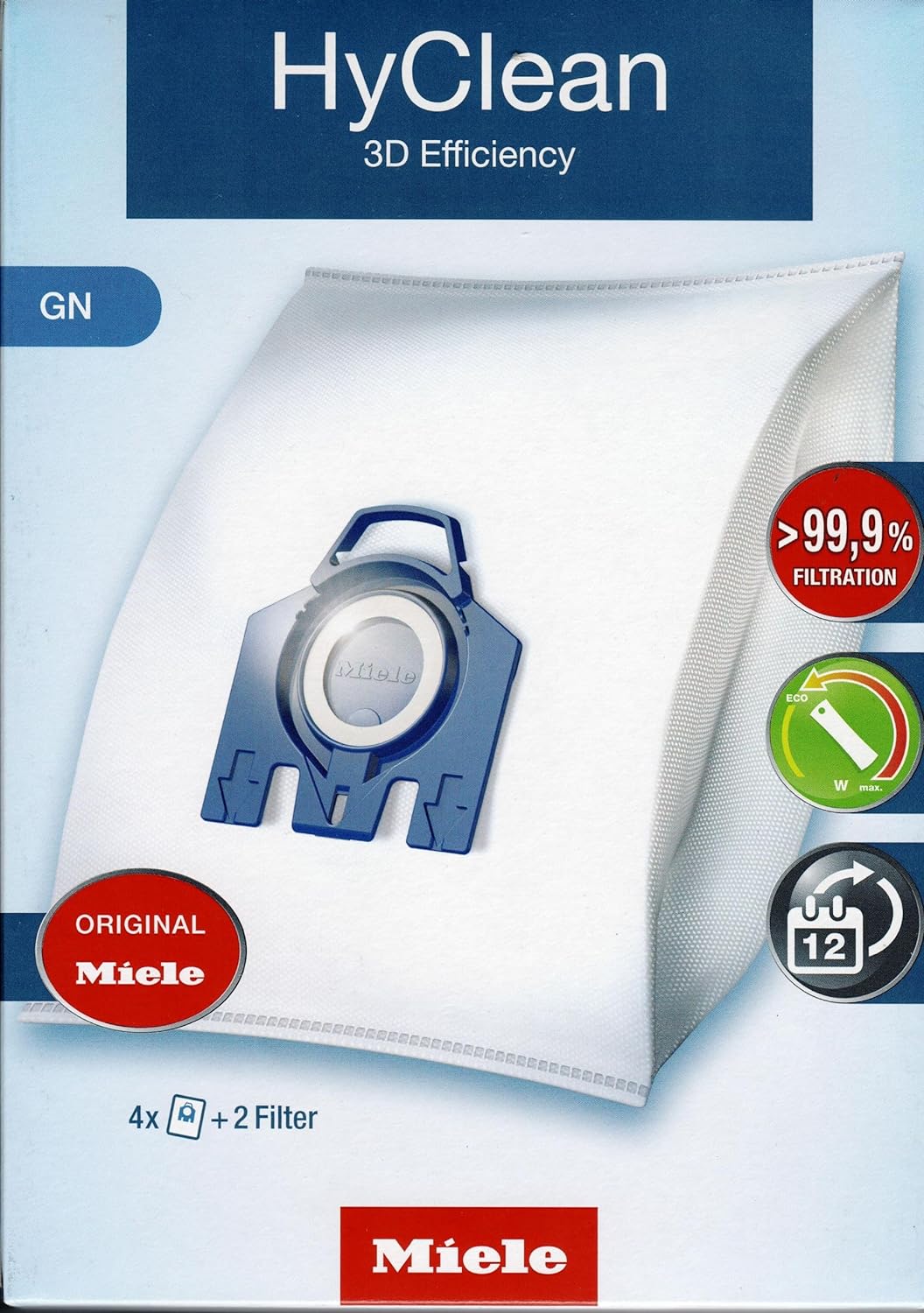 Miele GN Hyclean Bolsas para aspiradora con eficiencia 3D