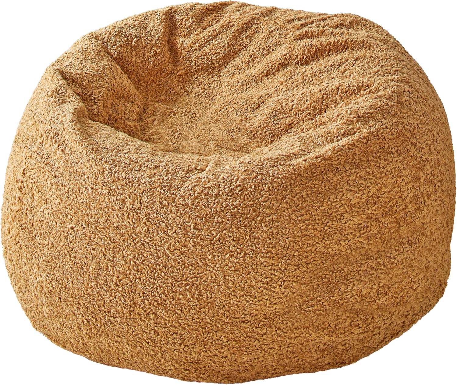 Mozaic Home Zazzle – Puf de interior color camello de 30 pulgadas de ancho x 30 pulgadas de ancho x 20 pulgadas de alto
