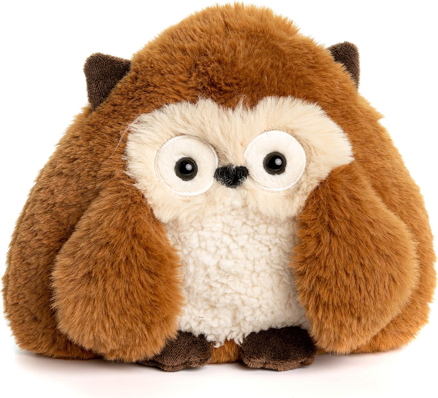 KIDS PREFERRED Sustain a-mals Hoot The Owl – Peluche de peluche, fabricado con materiales reciclados, 5 pulgadas