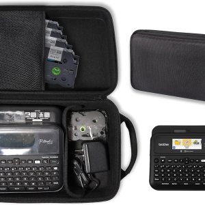 CaseSack Estuche para etiquetadora personalizada para Brother P-Touch PT- D610BT Business Professional Connected Label Maker CaseSack Estuche para etiquetadora personalizada para Brother P-Touch PT- D610BT Business Professional Connected Label Maker
