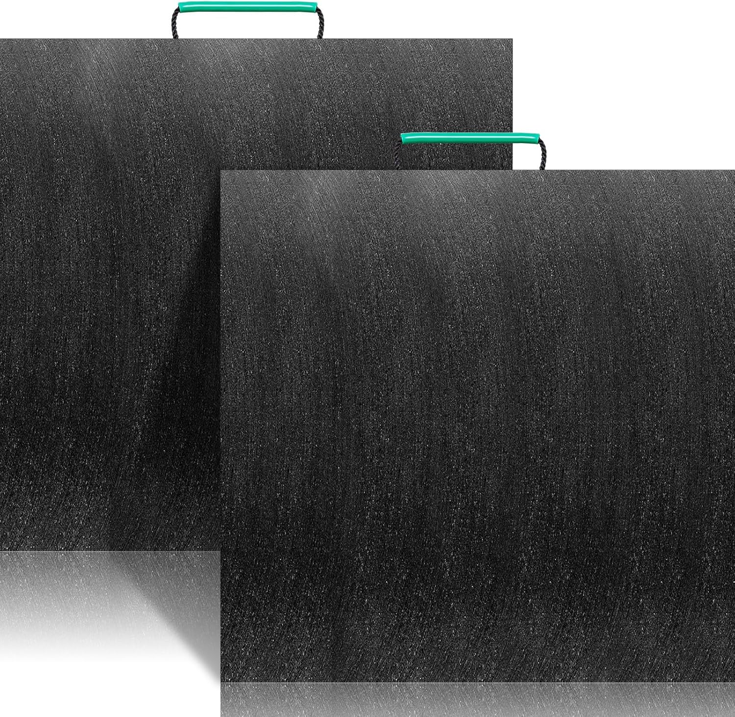 2 almohadillas de refuerzo resistentes para gato RV de 24 x 24 x 1.5 pulgadas de grosor con mango estabilizador, almohadilla de aterrizaje para