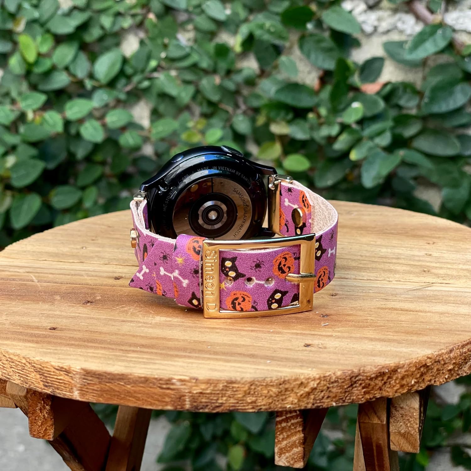 20mm Watch Band for Samsung Galaxy Watch 5 & 6 (44mm 40mm), Watch 6 Classic (43mm 47mm) Galaxy Watch 5 Pro 45mm – Halloween Themed Motives Bracelet