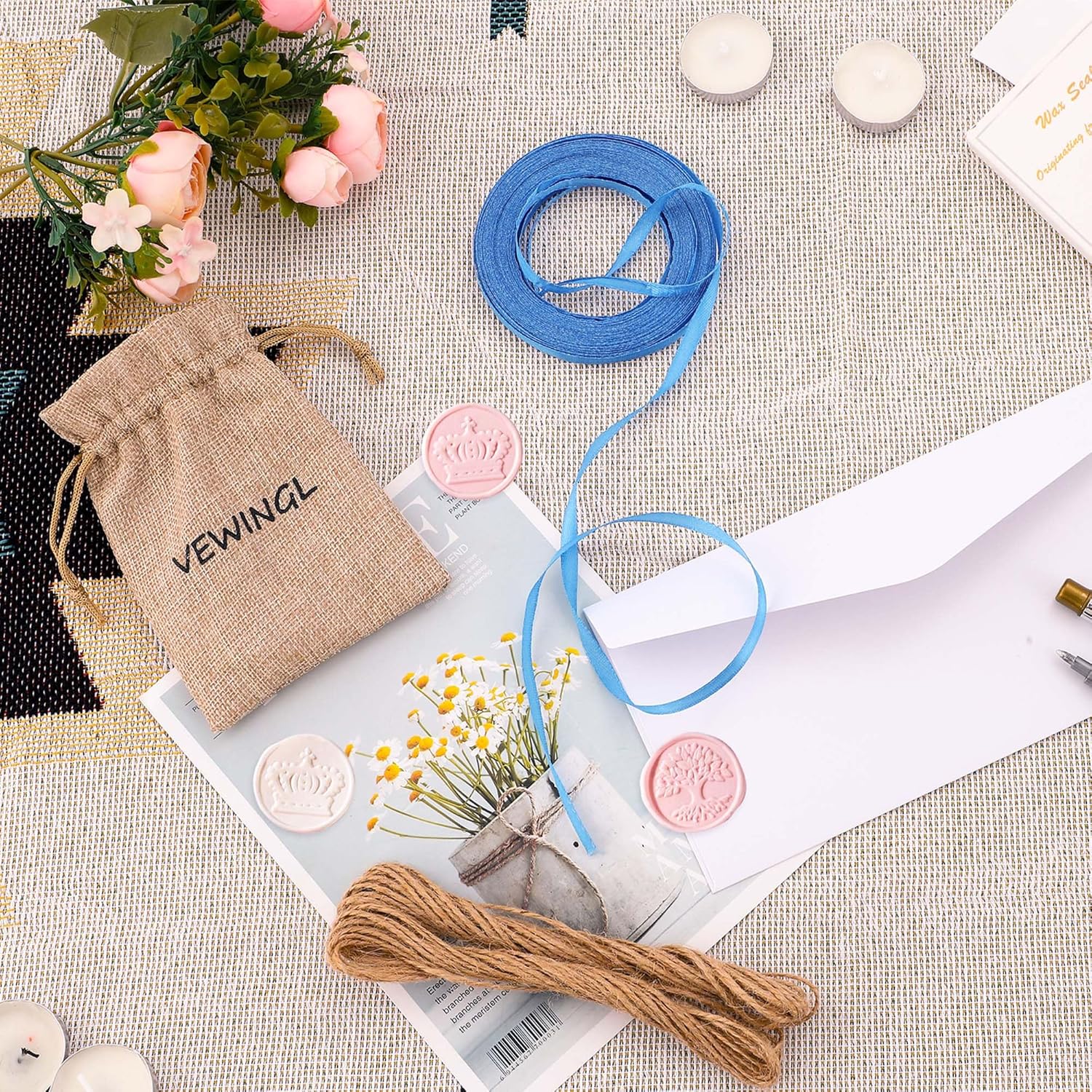 250 cuentas de sello de cera para sellos de cera, tarjetas, invitaciones de boda, embalaje de vino, envoltura de regalo, sobres (250, dorado noble)