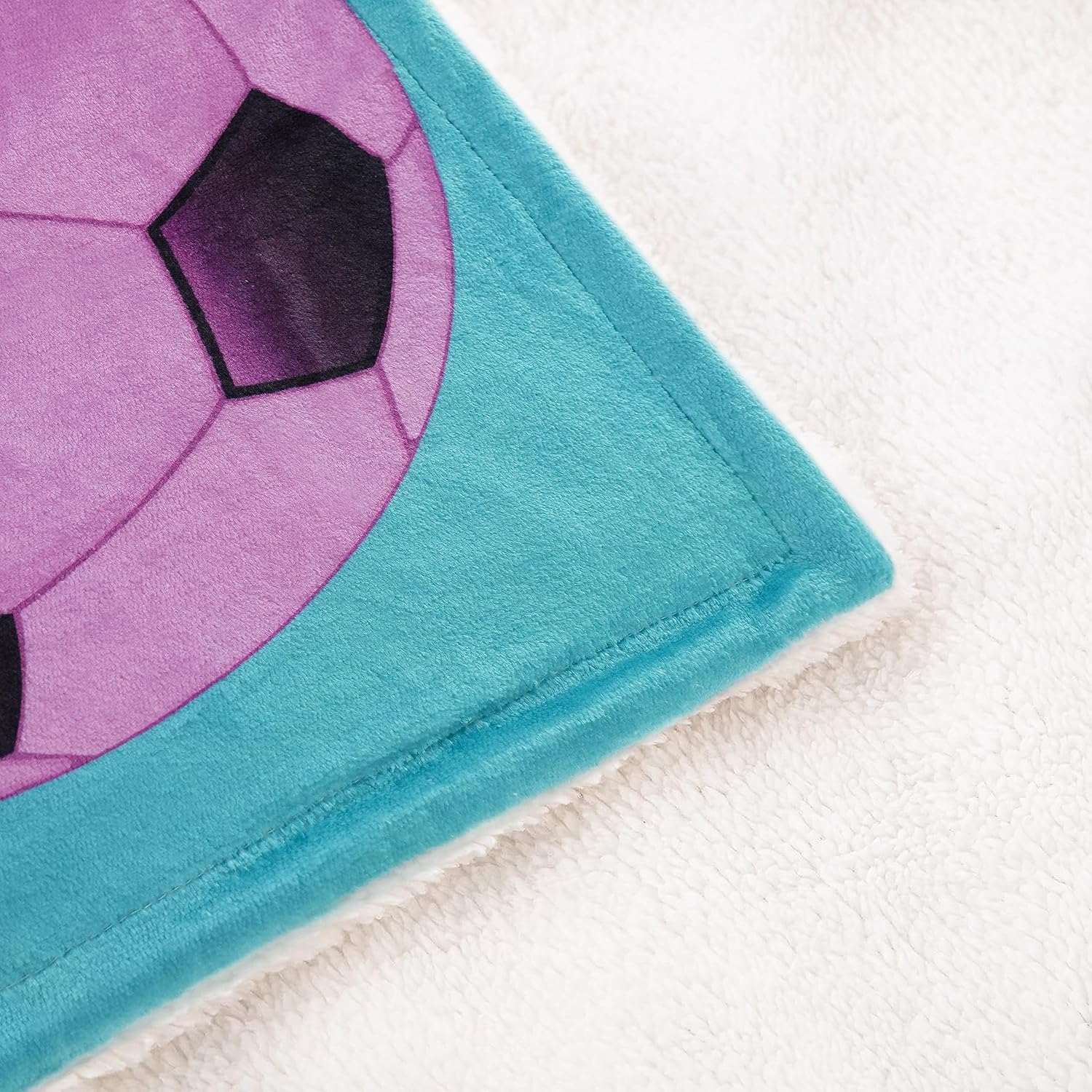 Manta Sherpa de fútbol, regalos para niños y niñas, amantes del fútbol, mantas y mantas de franela súper suaves para fútbol al aire libre para ropa