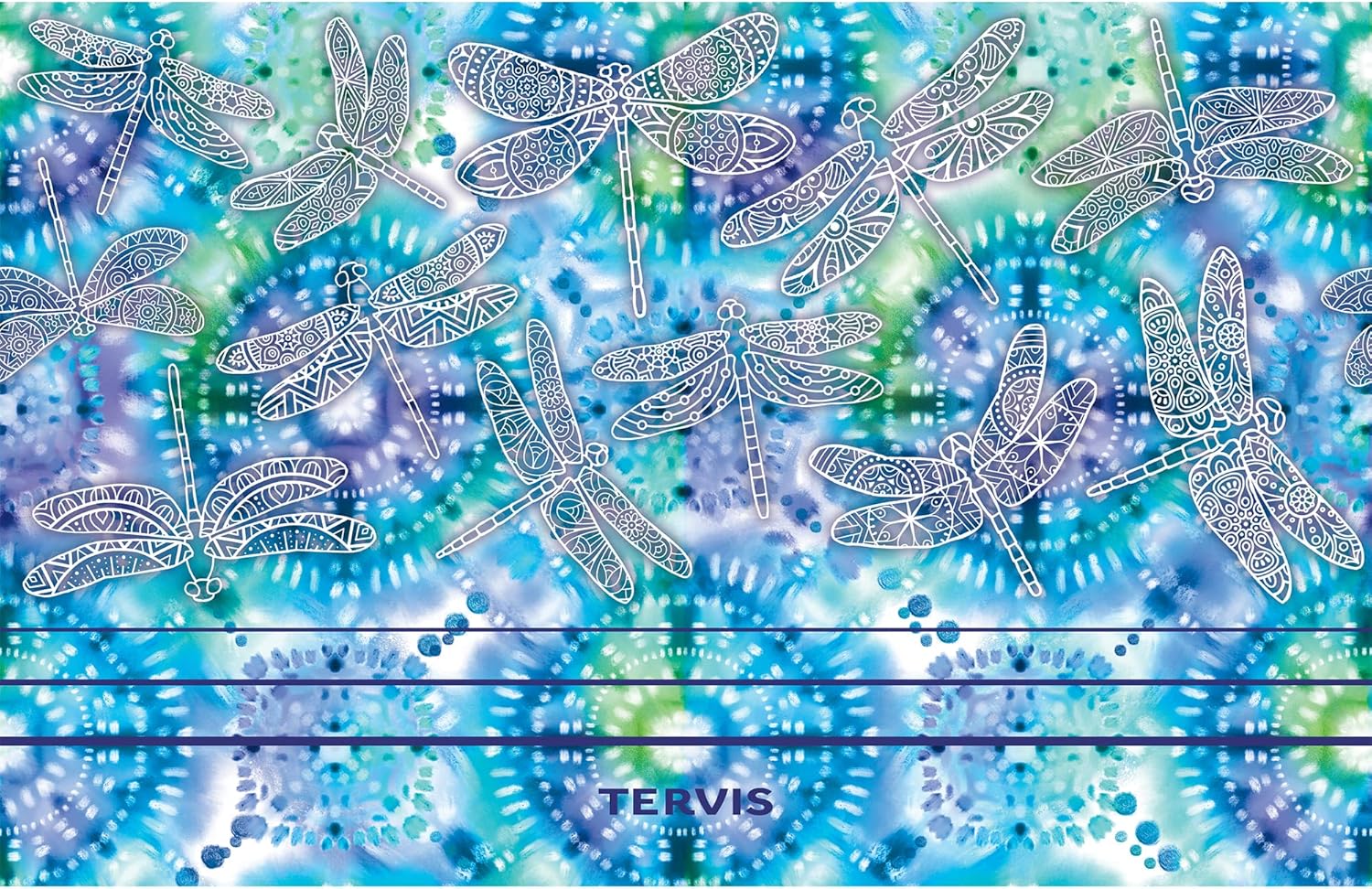 Tervis Vaso aislado de libélula Tie Dye, 30 onzas, acero inoxidable