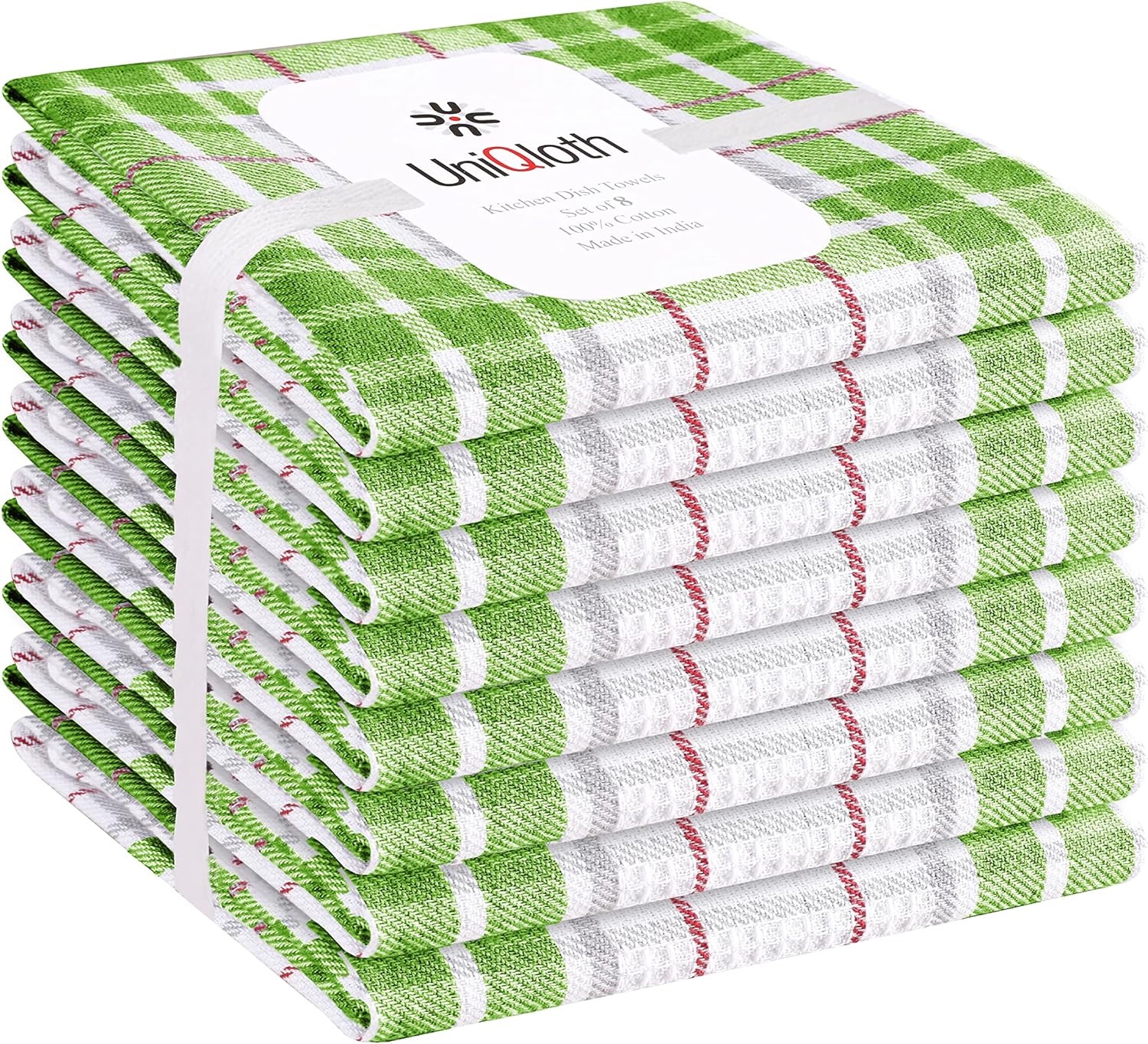 UniQloth Toallas de cocina para secar los platos, toallas de cocina de granja para colgar, 100% algodón, suaves y absorbentes, toallas de mano para