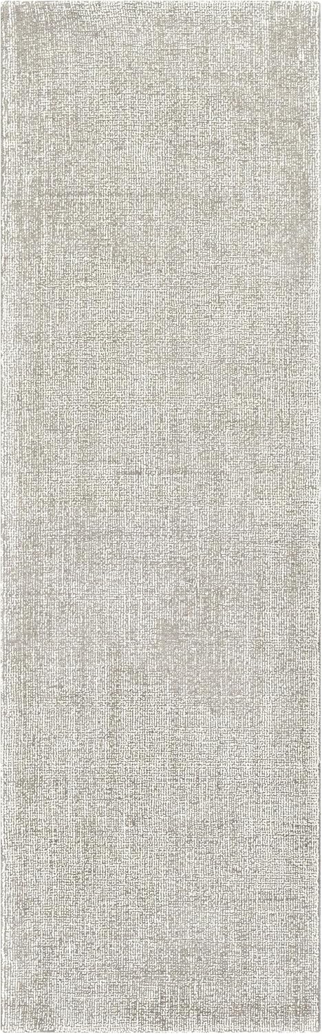 Mark&Day – Alfombras de área Giles de 10 x 14 pies, alfombra moderna de color gris medio, alfombra gris y blanca para sala de estar, dormitorio o