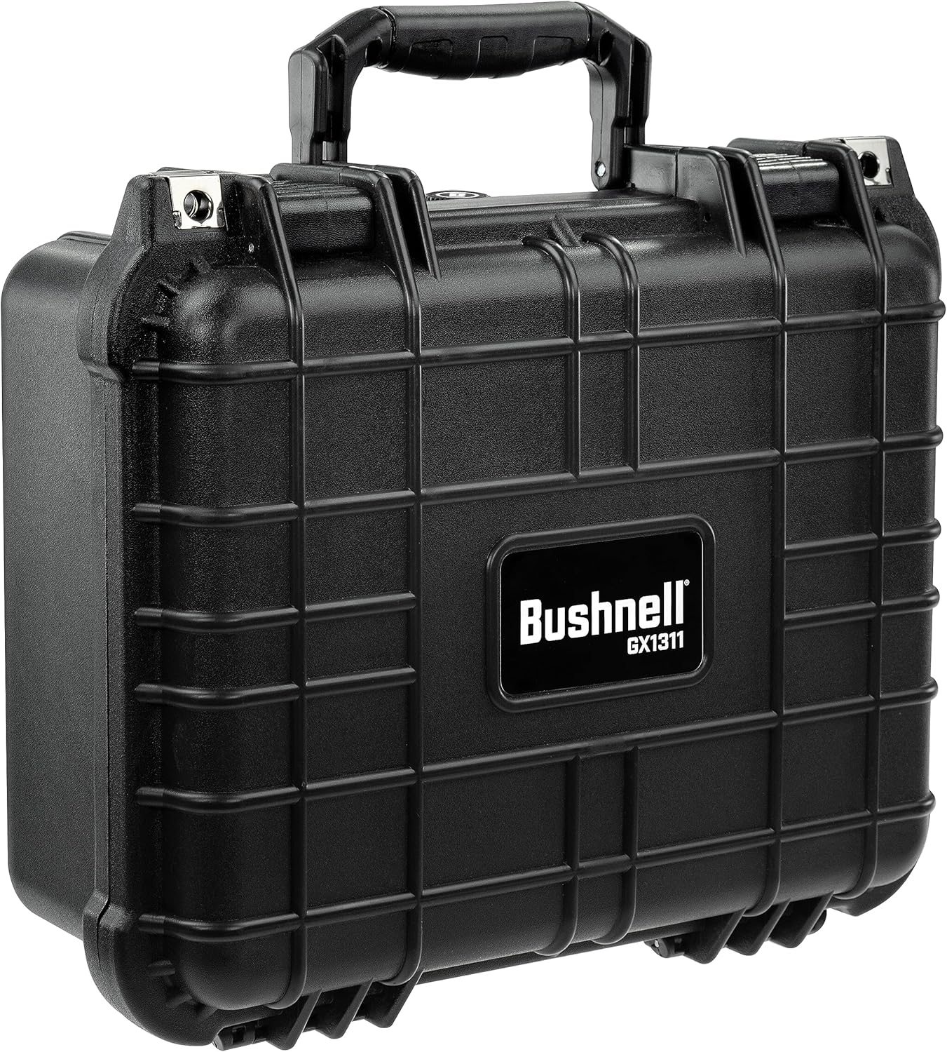 Bushnell Estuche rígido compacto impermeable de 13,37 pulgadas para pistolas, a prueba de golpes y listo para la TSA