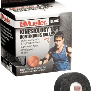 Mueller Cinta de kinesiología de medicina deportiva tiras precortadas Mueller Cinta de kinesiología de medicina deportiva tiras precortadas