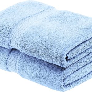 SUPERIOR Madison TS – Juego de 2 toallas de baño, color azul claro, 2 unidades SUPERIOR Madison TS – Juego de 2 toallas de baño, color azul claro, 2 unidades