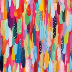 RoomMates RMK12706PLW EttaVee – Papel pintado de pelar y pegar con pinceladas, color rojo RoomMates RMK12706PLW EttaVee – Papel pintado de pelar y pegar con pinceladas, color rojo