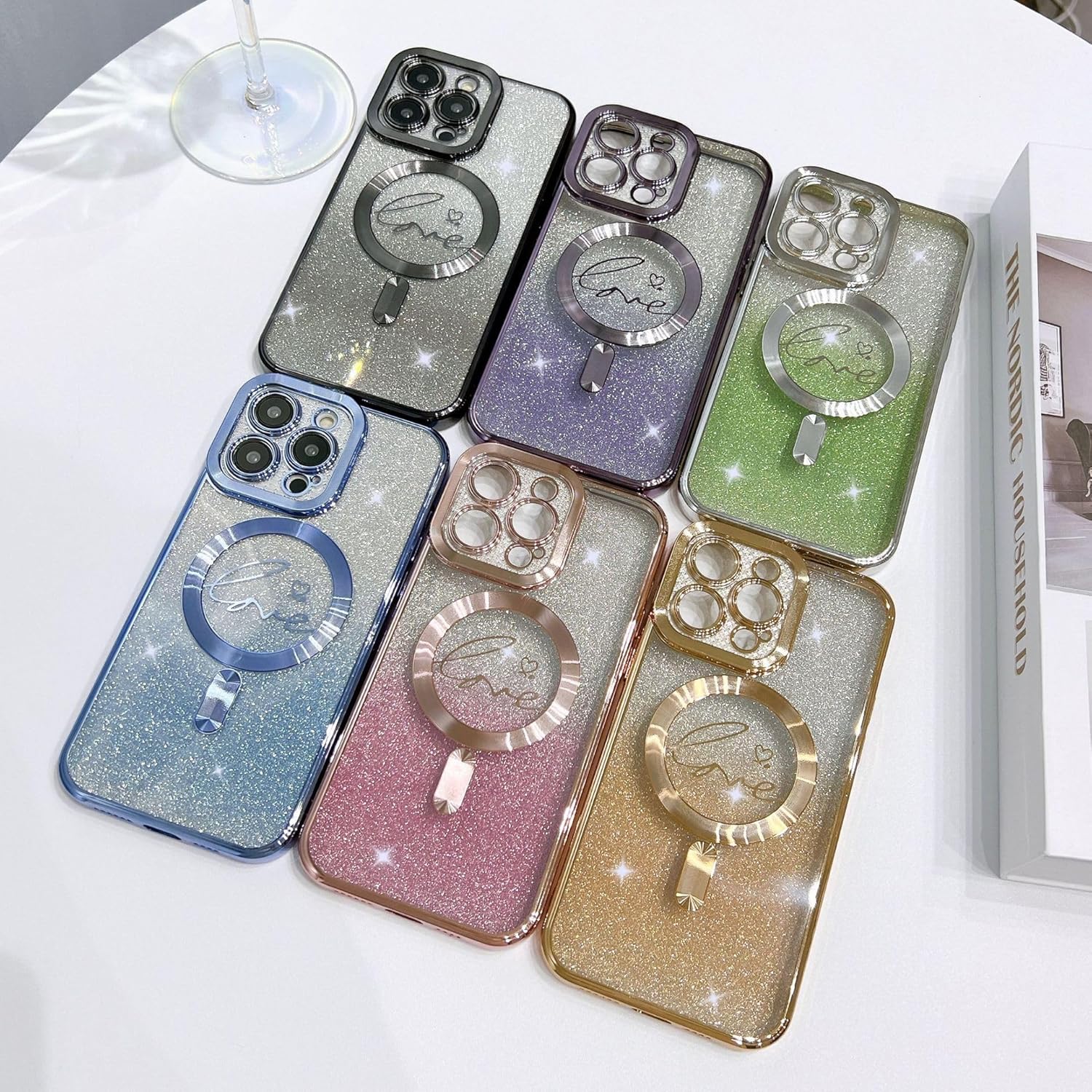 Misscase Funda magnética para iPhone 15 Pro Max compatible con MagSafe, protección completa, delgada, a prueba de golpes, elegante, antiarañazos,