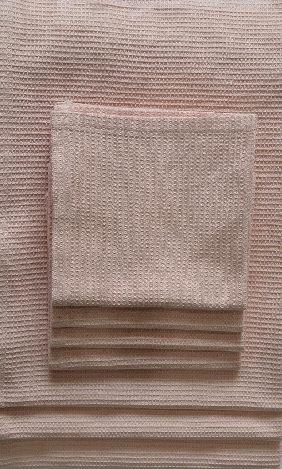 Juego de toallas de baño de algodón orgánico con certificación GOTS, rubor perlado, súper absorbente y de secado rápido, sin suavizantes, respetuoso