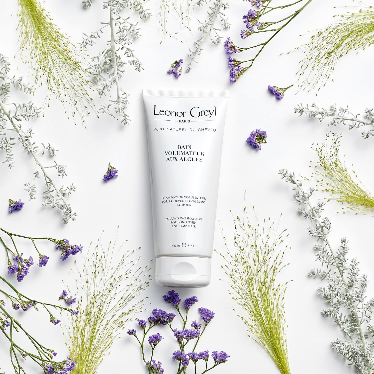 Leonor Greyl Paris – Bain Volumateur Aux Algues – Champú voluminizador para cabello largo y fino – Champú vegano natural para volumen capilar (6.7
