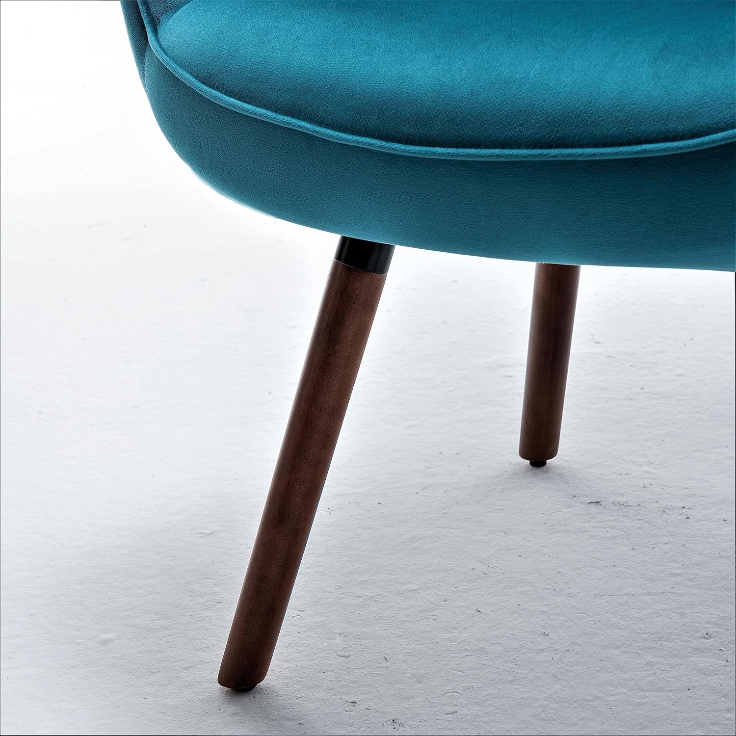 Sillas elegantes con brazos decorativos para sala de estar, dormitorio u oficina en casa, sillón de mediados de siglo con botones con diseño de