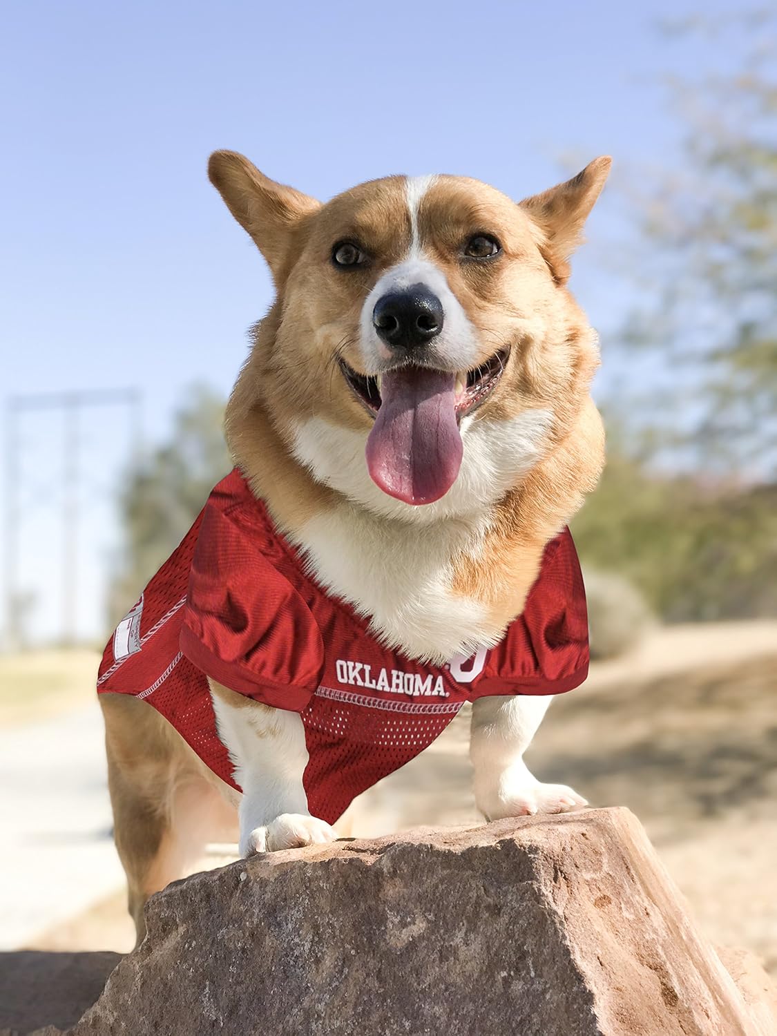 Pets First Camiseta de malla para perro o gato del equipo universitario de la NCAA Oklahoma Sooners, talla XS, camiseta con licencia para perro