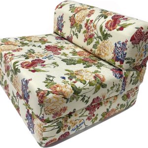 D&D Futon Furniture Cama plegable de espuma, sofá cama portátil de estudio para invitados (rosas grandes, 70 x 32 x 6) D&D Futon Furniture Cama plegable de espuma, sofá cama portátil de estudio para invitados (rosas grandes, 70 x 32 x 6)