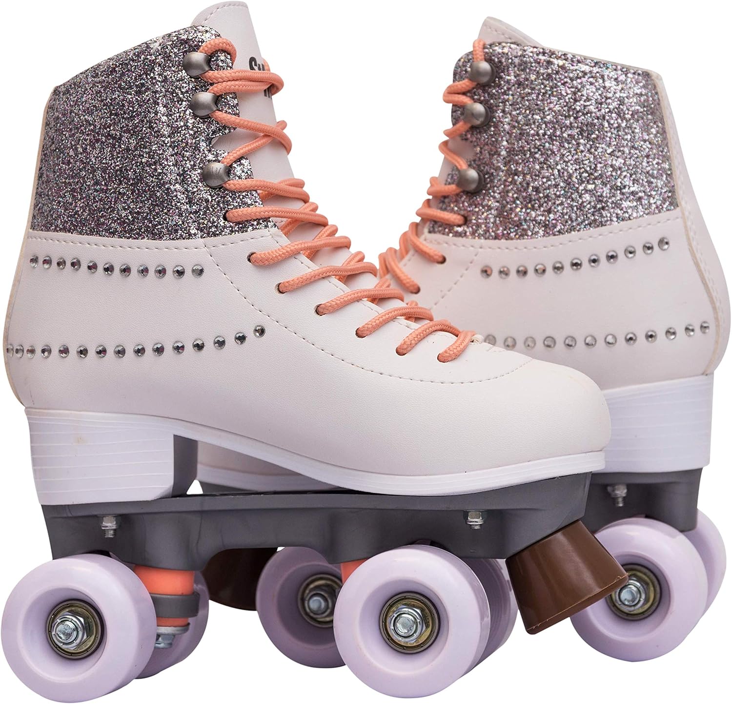 Patines clásicos Derby de 4 ruedas para mujeres y niñas, patines cuádruples para niños y adultos Patines para niñas y mujeres patines al aire libre