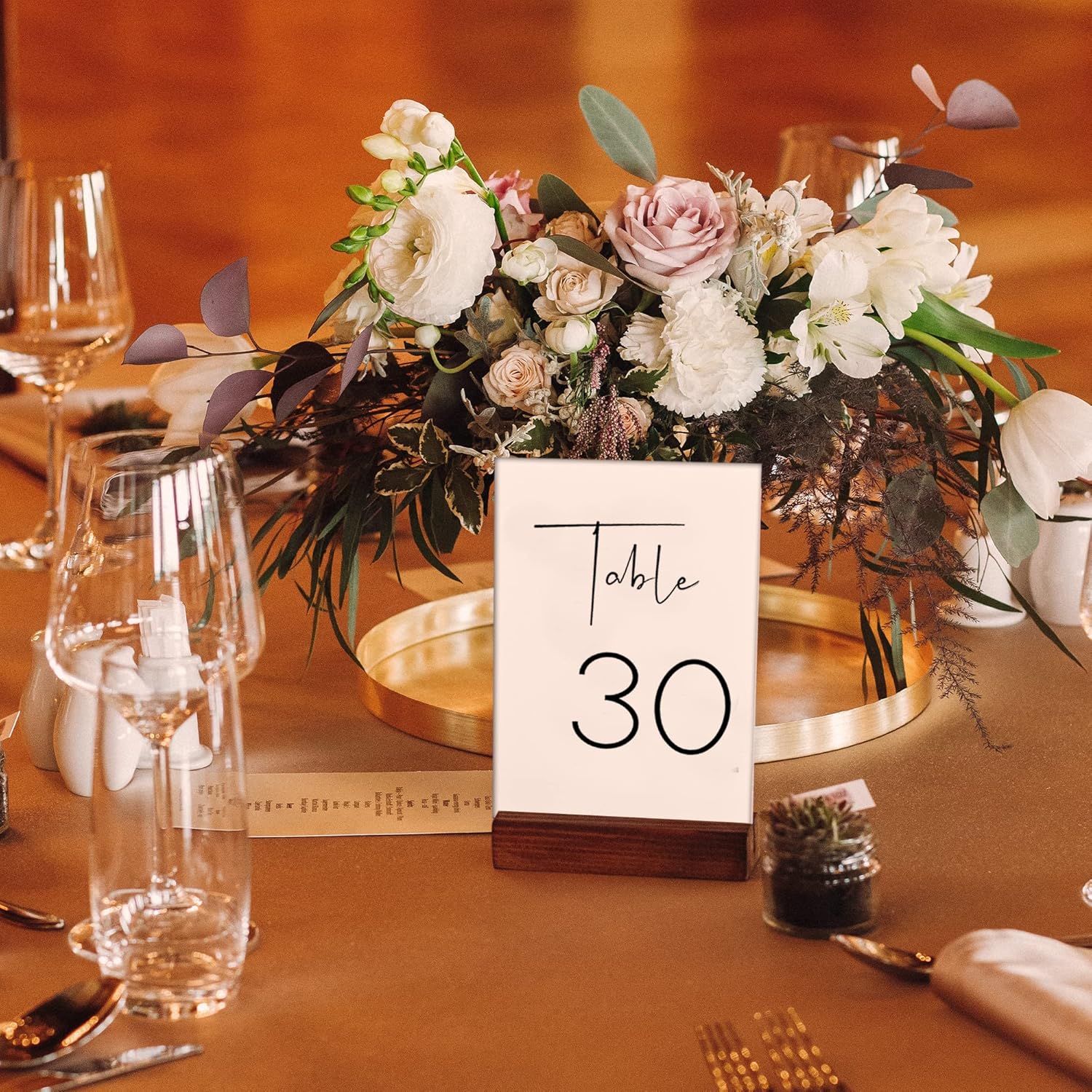 Números de mesa de boda – Número de mesa – Decoraciones de boda para recepción – Números de mesa 1-30 – Números de mesa 4X6