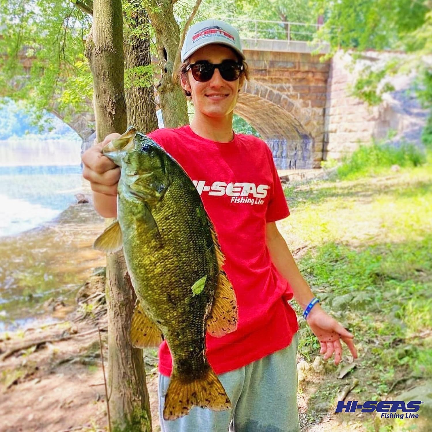 Hi-Seas 100% Fluorocarbon Fishing Line Clear – Strong & Tough Fishing Leader Line, Sinks Faster Than Monofilament Fishing Line. Available in 6lb,