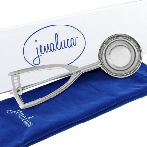 Jenaluca Cuchara para helado188, deacero inoxidable, elegante, Plateado Jenaluca Cuchara para helado188, deacero inoxidable, elegante, Plateado